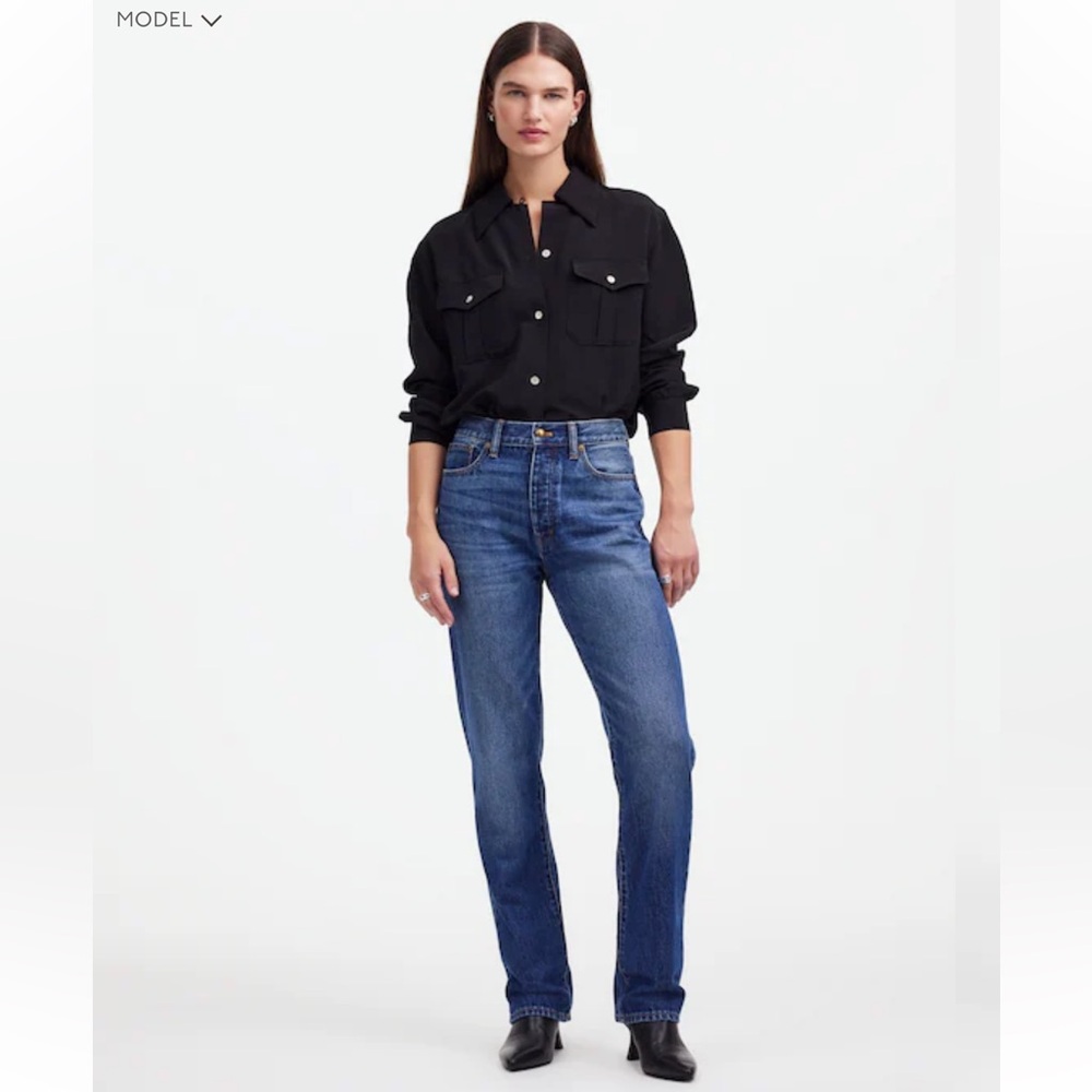 Alexa Chung x Madewell High-Rise Straight Jean in Allendale
Wash Size 25